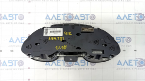 Instrument cluster Audi A4 B8 13-14 cruise 91k, glass defect