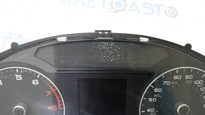 Instrument cluster Audi A4 B8 13-14 cruise 91k, glass defect