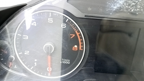 Instrument cluster Audi A4 B8 13-14 cruise 91k, glass defect