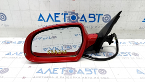 Side mirror left Audi A4 B8 08-16 6 pins, heated, turn signal, red