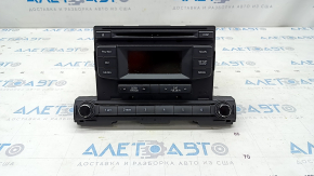 Monitor, display Hyundai Elantra AD 17-18 small display, useful chrome