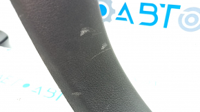 Door sill trim front right inner Subaru Outback 10-14 black, worn