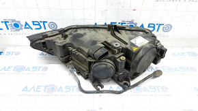 Front right headlight complete Audi A4 B8 13-16 rest xenon led, sand, scratches, broken mount
