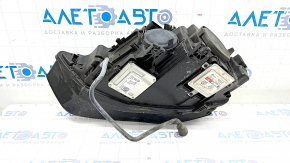 Front right headlight complete Audi A4 B8 13-16 rest xenon led, sand, scratches, broken mount