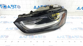 Headlight front left complete Audi A4 B8 13-16 rest xenon led, sand
