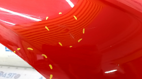 Front right wing Audi A4 B8 13-16 rest, red LY3J, dented, bump