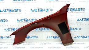 Front right wing Audi A4 B8 13-16 rest, red LY3J, dented, bump