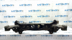 Rear subframe of Porsche Macan 15 - rusty, gearbox bushings torn