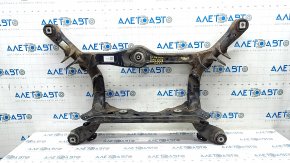 Rear subframe of Porsche Macan 15 - rusty, gearbox bushings torn