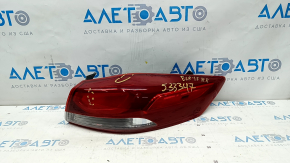 Light outer wing right Hyundai Elantra AD 17-18 dorest halogen, scratches, cracks in fastening