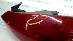 Light outer wing right Hyundai Elantra AD 17-18 dorest halogen, scratches, cracks in fastening