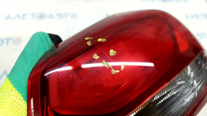 Light outer wing right Hyundai Elantra AD 17-18 dorest halogen, scratches, cracks in fastening