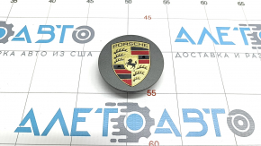 Central cap for Porsche Macan 15-24 disk, color emblem for R20, graphite, 65/47mm