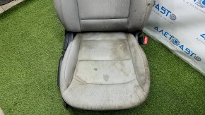 Passenger seat Hyundai Elantra AD 17-18 without airbag, cloth gray, mechanical, for dry cleaning