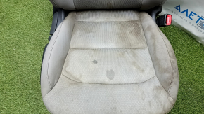 Passenger seat Hyundai Elantra AD 17-18 without airbag, cloth gray, mechanical, for dry cleaning