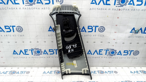 Upper center pillar trim belt right Audi Q5 8R 09-17 black, scratches, needs cleaning