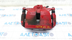 Front left caliper VW Jetta 19- red