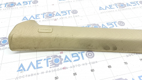 Front pillar trim upper left Audi A4 B8 13-16 rest sedan, beige, for dry cleaning