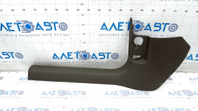 Door sill trim inner front left Audi A4 B8 08-16 sedan, dark brown, scratches