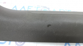Door sill trim inner front right Audi A4 B8 08-16 sedan, dark brown, scratches