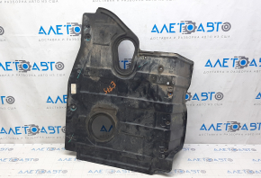 Right engine guard Hyundai Sonata 11-15 crack, pressed