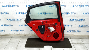 Door assembly rear left Audi A4 B8 08-16 sedan, red LY3J, keyless