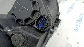 Headlight front left bare Hyundai Elantra AD 17-18 prerest, halogen, with mount, cobweb, sand