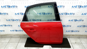 Door assembly rear right Audi A4 B8 08-16 sedan, red LY3J, keyless, butt