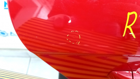 Door assembly rear right Audi A4 B8 08-16 sedan, red LY3J, keyless, butt