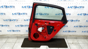Door assembly rear right Audi A4 B8 08-16 sedan, red LY3J, keyless, butt