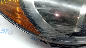 Headlight front right bare Hyundai Elantra AD 17-18 prerest, halogen, with mount, cobweb, sand, scratches