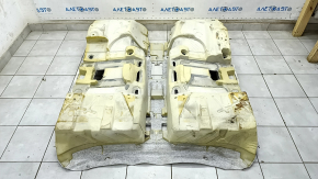 Audi A4 B8 08-16 brown floor covering, dry clean, torn