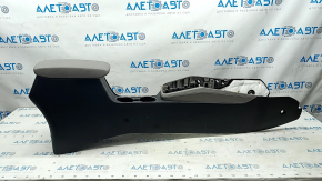 Central console armrest and cup holders Hyundai Elantra AD 17-18 black with gray, scratches