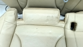 Rear row of seats 2nd row Audi A4 B8 13-16 beige leather, split back, for cleaning