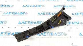 Door sill trim rear left Chevrolet Volt 11-15 black, worn