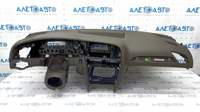 Torpedo front panel with AIRBAG Audi A4 B8 13-16 brown rest