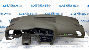 Torpedo front panel with AIRBAG Audi A4 B8 13-16 brown rest