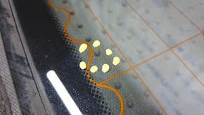 Rear glass of the trunk door Mini Cooper Countryman R60 10-16 without tinting, scratches
