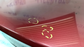 Trunk lid Hyundai Elantra AD 17-18 prerest, red PR, bumps