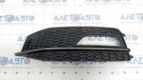 Front bumper grille left Audi A4 B8 13-16 rest, S line, peeling coating