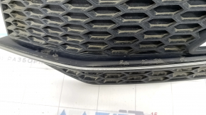 Front bumper grille left Audi A4 B8 13-16 rest, S line, peeling coating