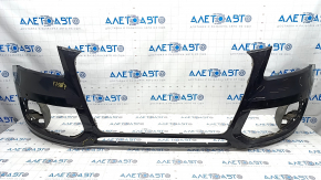 Bare front bumper Audi Q5 8R 13-17 rest, black, for parking sensors, dented