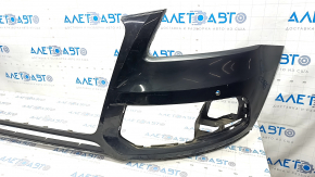 Bare front bumper Audi Q5 8R 13-17 rest, black, for parking sensors, dented