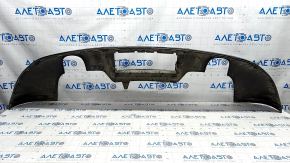 Rear bumper lip for 2 pipes Audi Q5 8R 13-17 for parking sensors and towbar, black, without plug, no fastening, no fragment