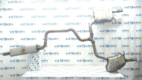 Rear muffler with barrels VW Jetta 19- 2.0T GLI