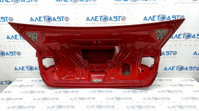 Trunk lid Audi A4 B8 13-16 rest sedan without spoiler, red LY3J, dent