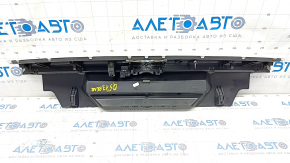 Audi Q5 8R 09-17 black and chrome trunk opening trim, chrome darkened, scratches