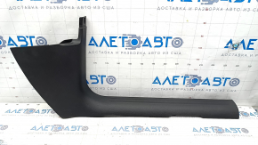 Door sill trim inner front right Audi Q5 8R 09-17 black, scratches
