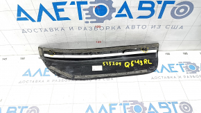 Door sill trim outer rear left Audi Q5 8R 09-17 black with chrome, broken guides, scratches