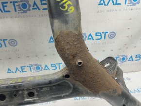 Rear subframe Audi Q5 8R 09-17 AWD rusty, cracked S/B gearbox